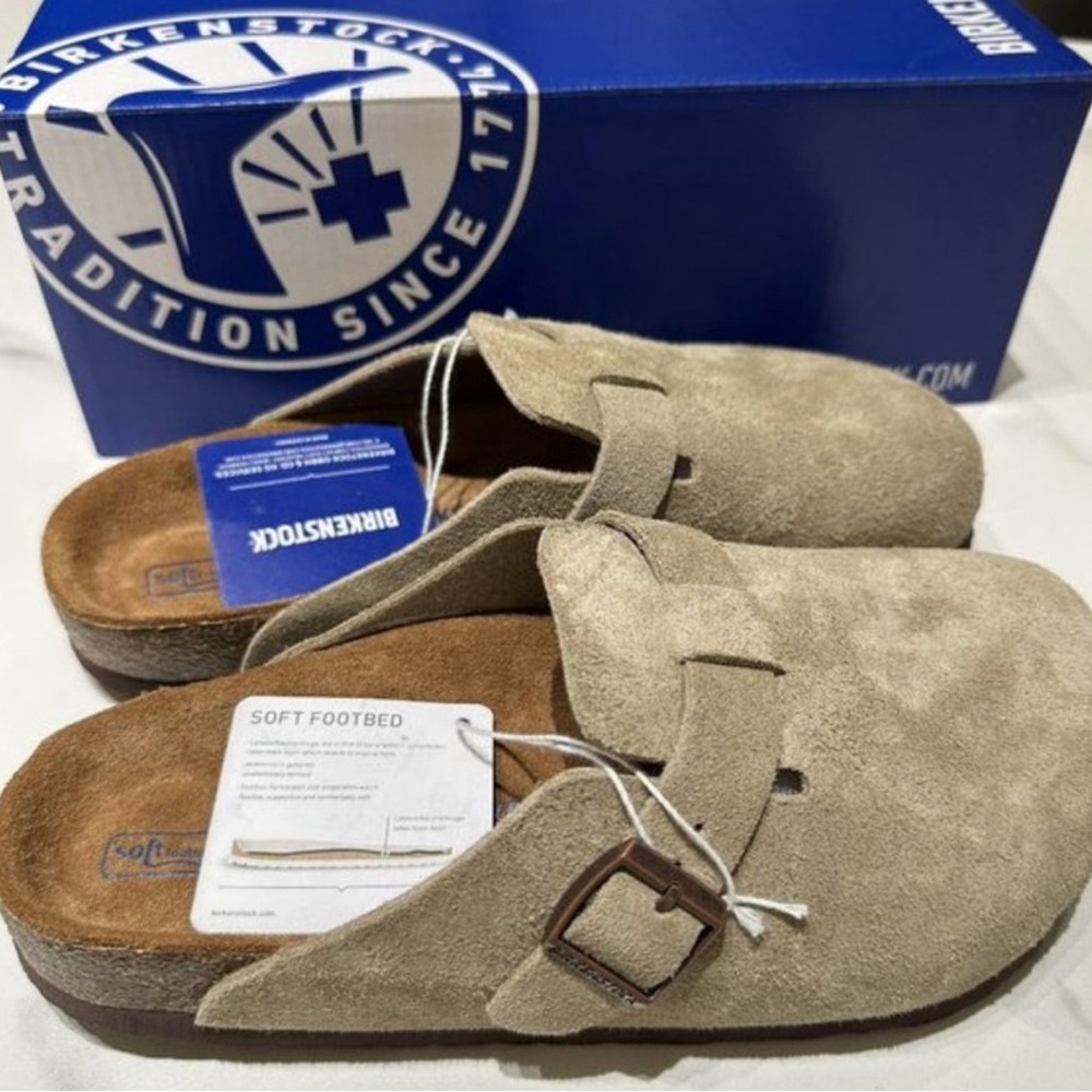 Boston Birkenstocks NWT